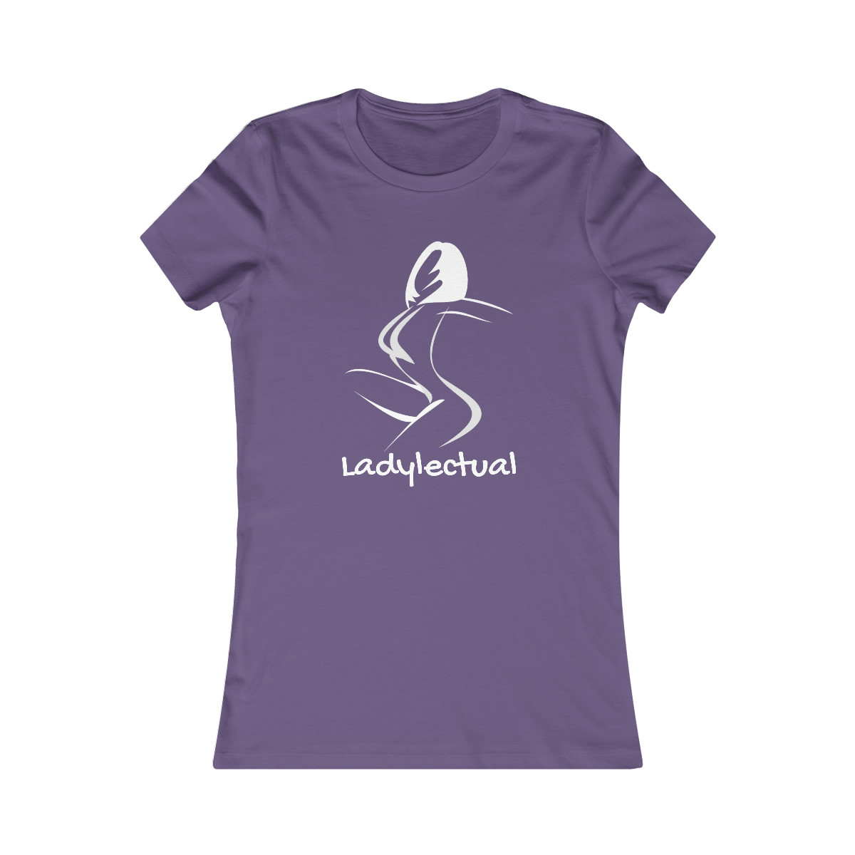 Women's Ladylectual Favorite Tee (Purple)