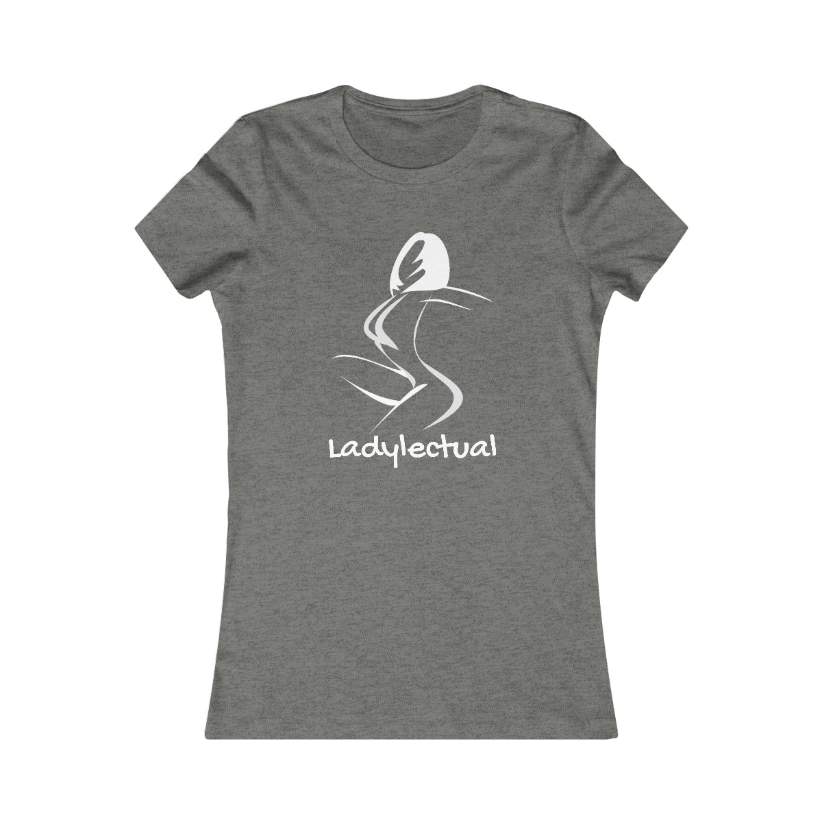 Women's Ladylectual Favorite Tee (Grey)