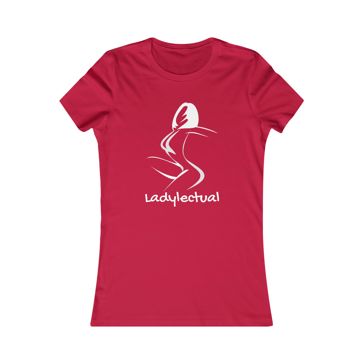 Women's Ladylectual Favorite Tee (Red)