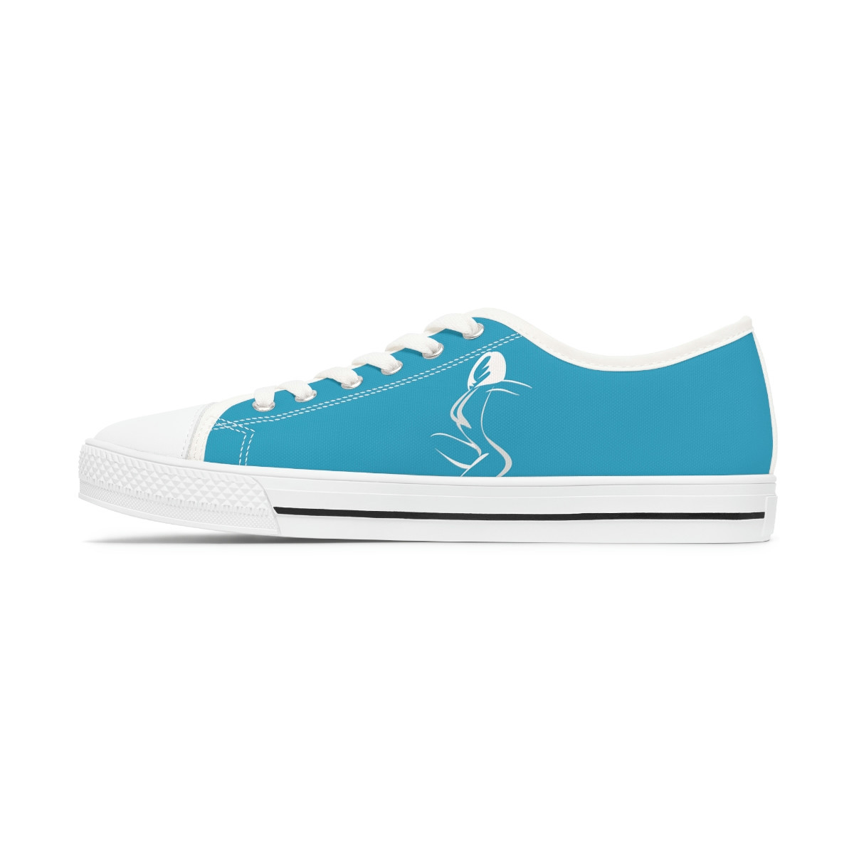 Women's Low Top Ladylectual Sneaks Turquoise