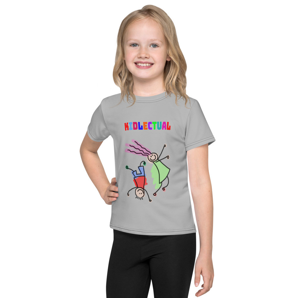 Kidlectual Crew Neck Tee (Grey)