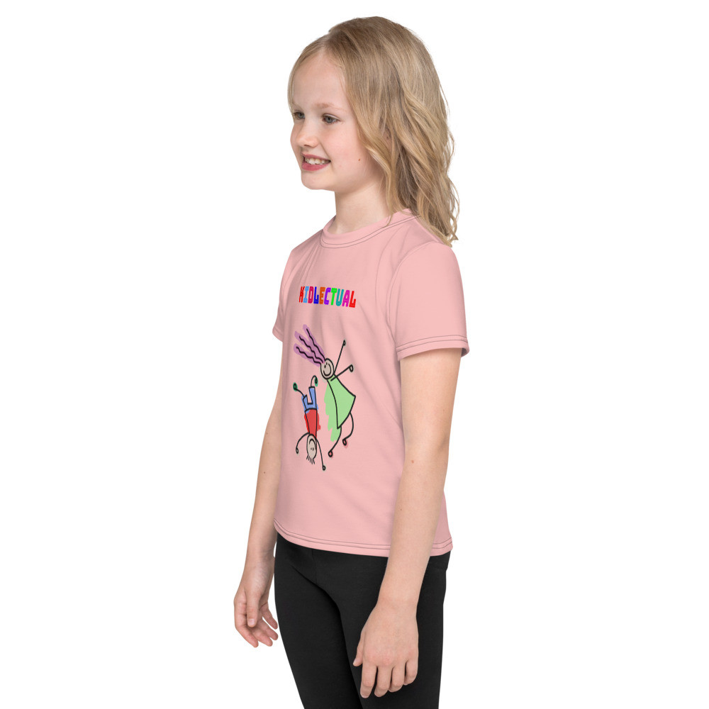 Kidlectual Crew Neck Tee (Pink)