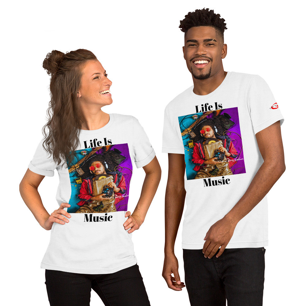 Unisex Life Is Tee (White)