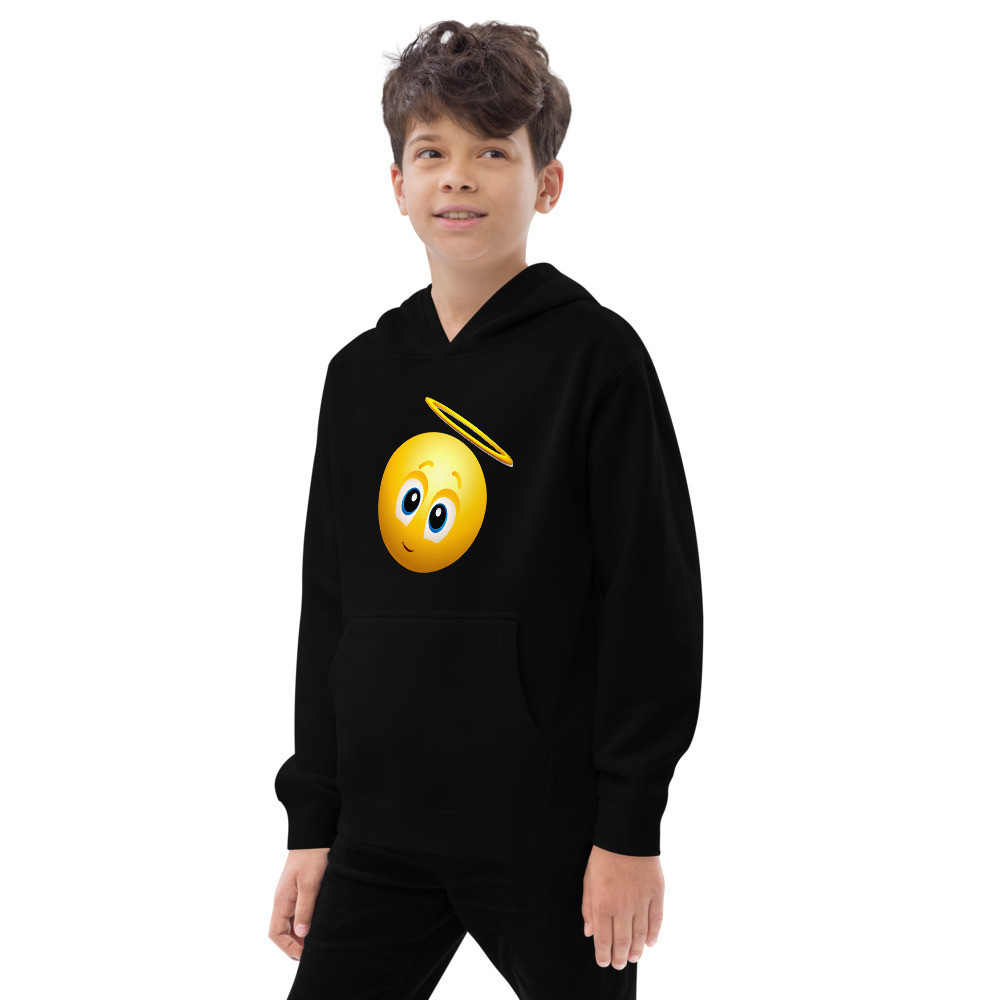 Kidlectual Fleece Angel Hoodie