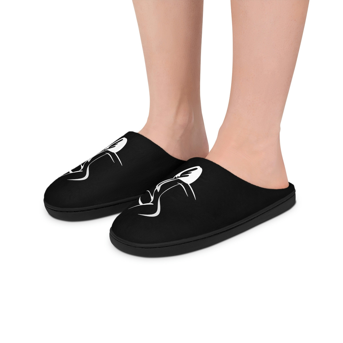 Women's Ladylectual Indoor Slippers (Black)