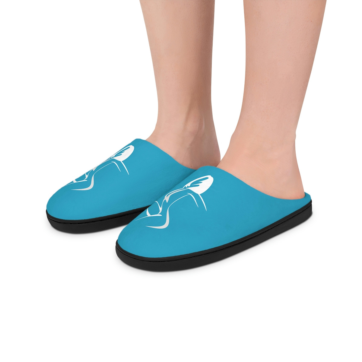 Women's Ladylectual Indoor Slippers (Turquoise)