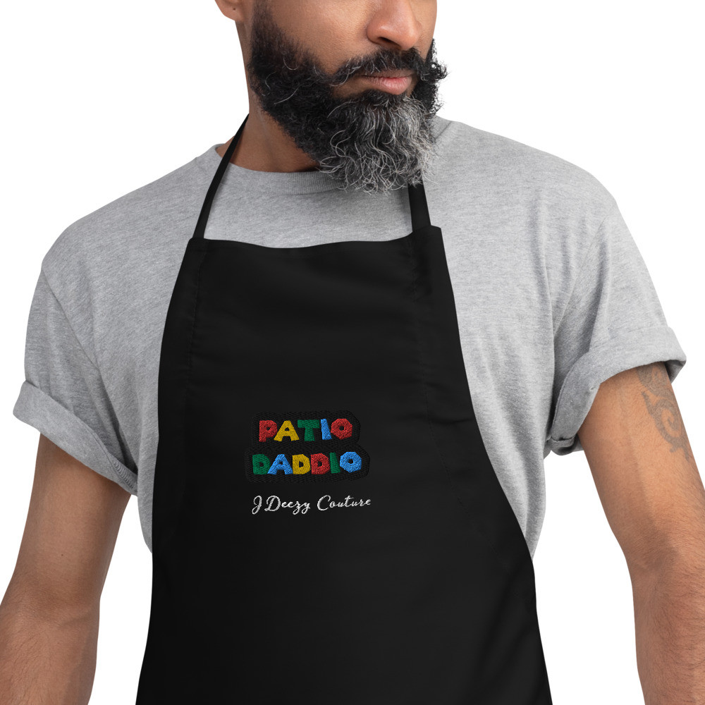Embroidered Patio Daddio Apron