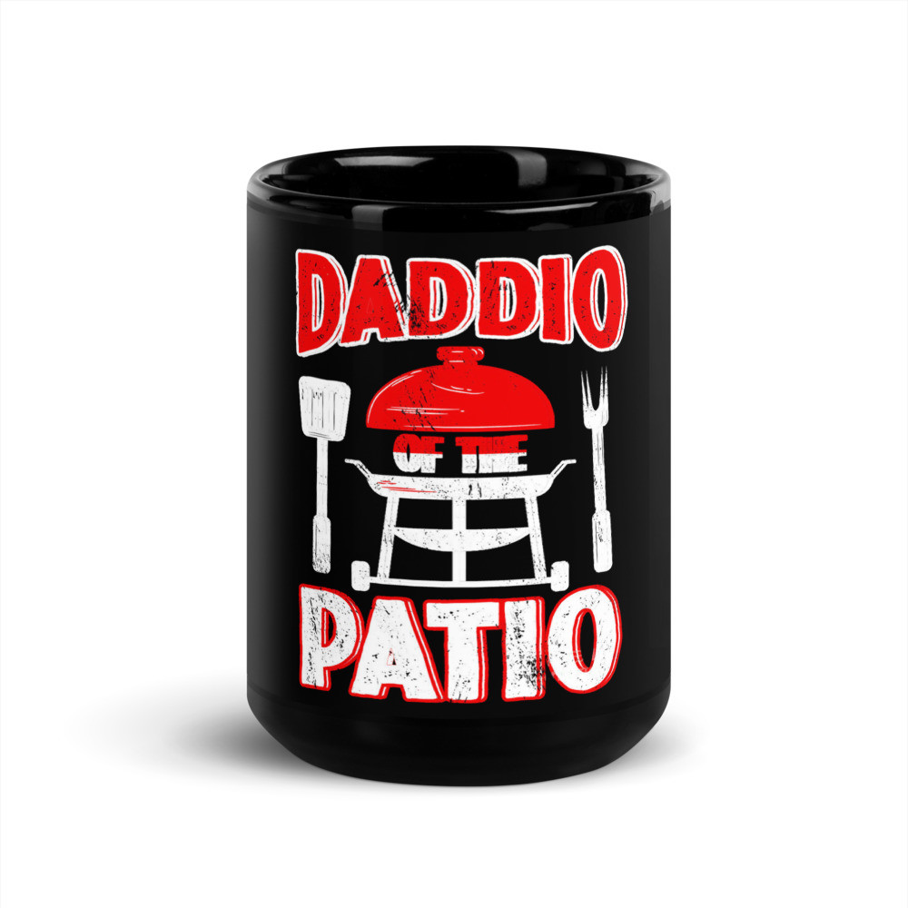 Black Glossy Daddio Of Patio Mug