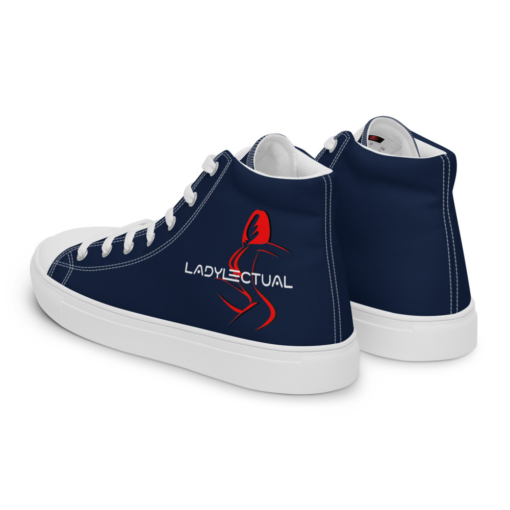 Ladylectual High Top Sneaks (Navy)