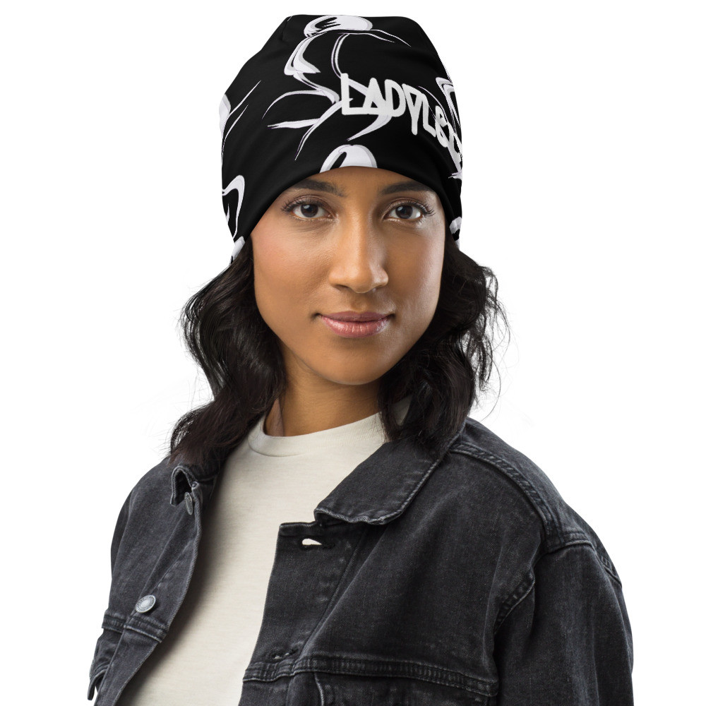 All-Over Print Women's Beanie Black