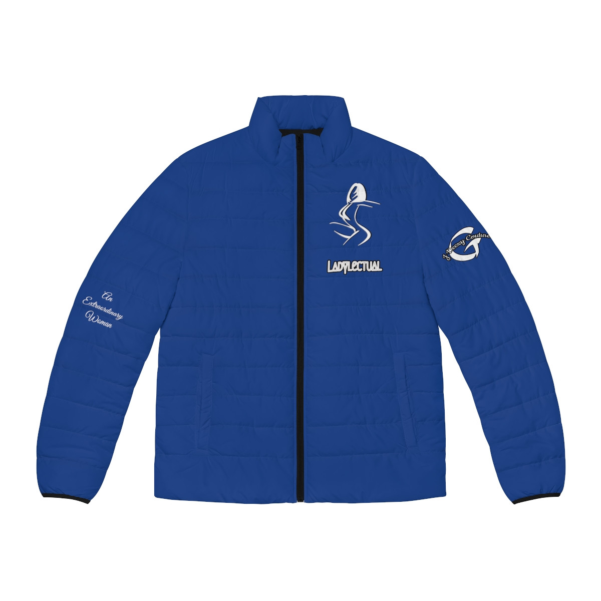 Ladylectual Puffer Jacket Blue
