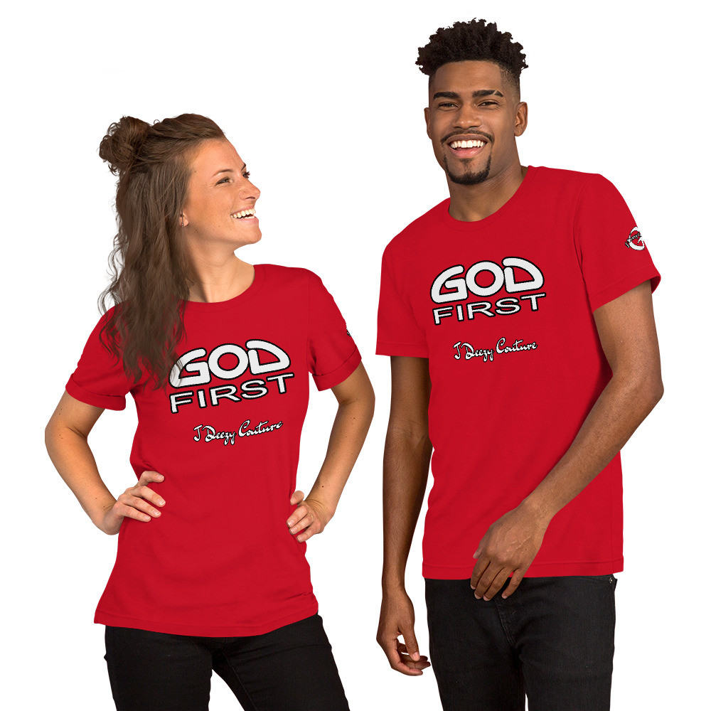 Unisex God First Tee