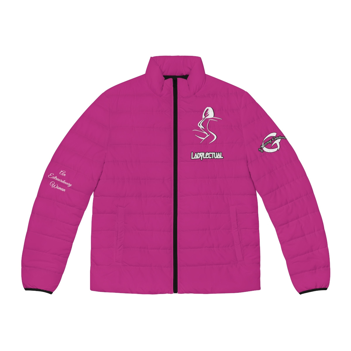 Ladylectual Puffer Jacket Pink