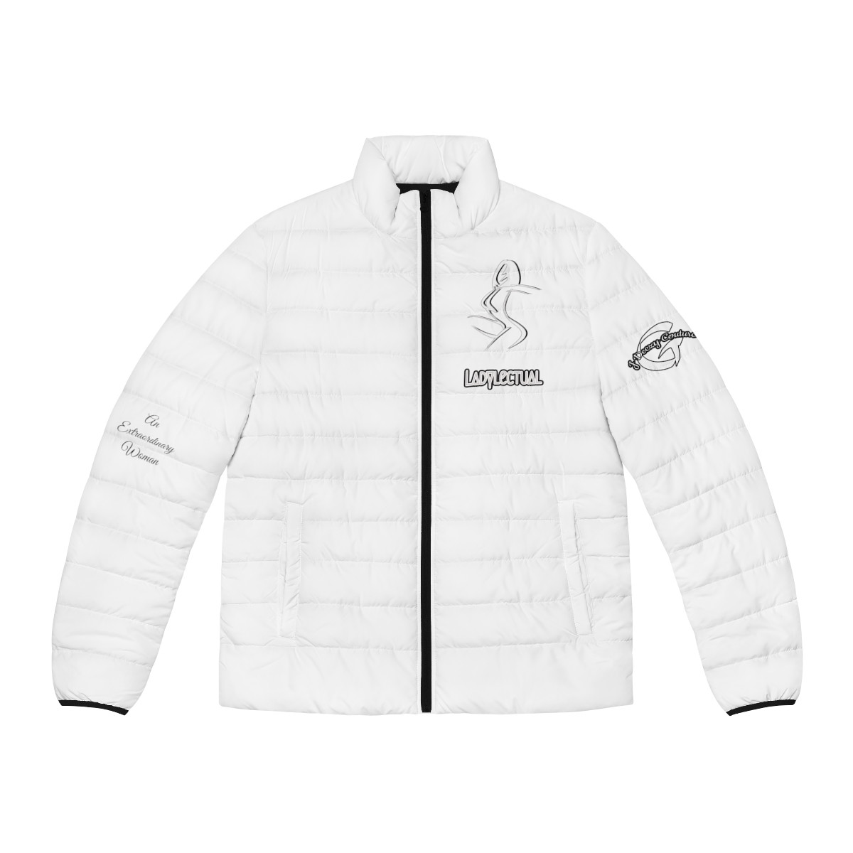 Ladylectual Puffer Jacket White