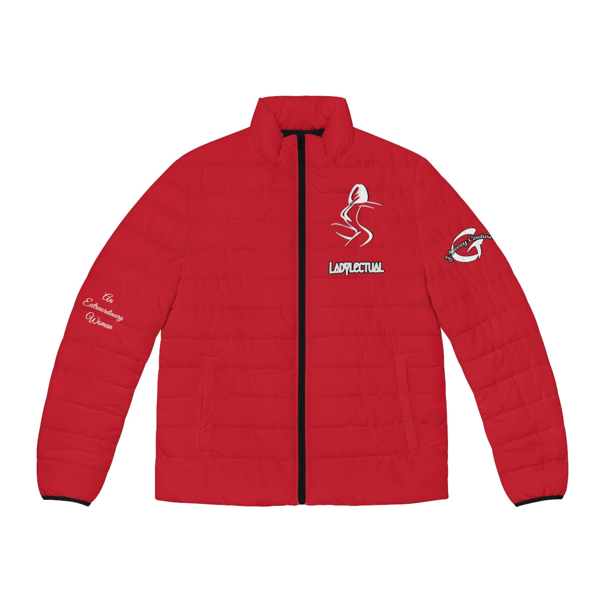Ladylectual Puffer Jacket Red