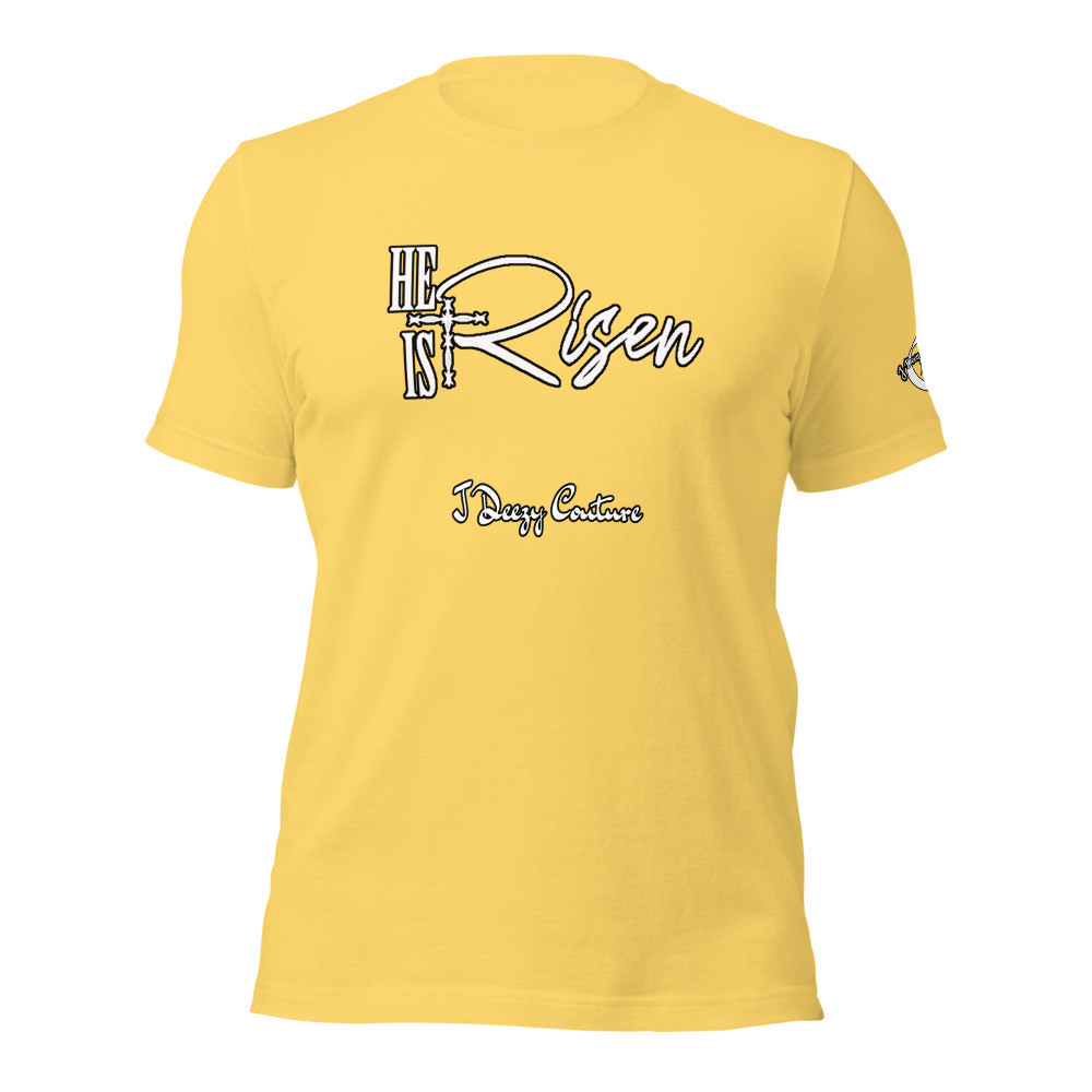 Unisex He Is Risen Cross Tee