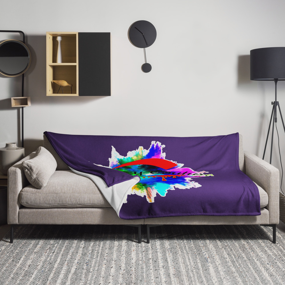 JDC Throw Blanket Purple