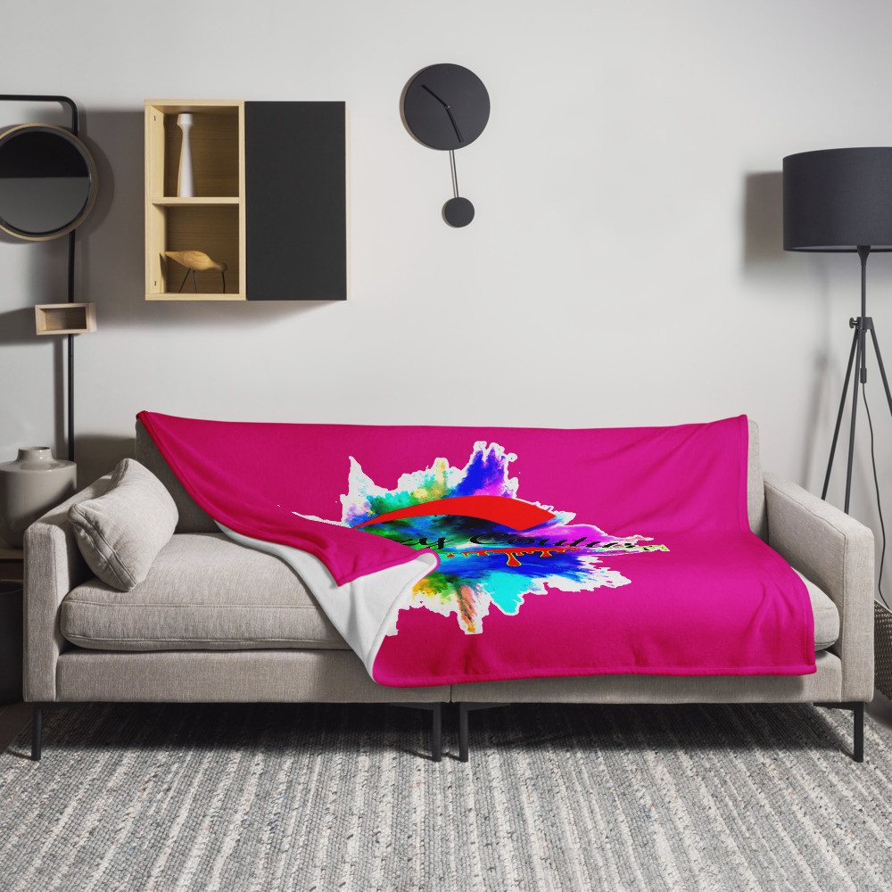 JDC Throw Blanket Hot Pink