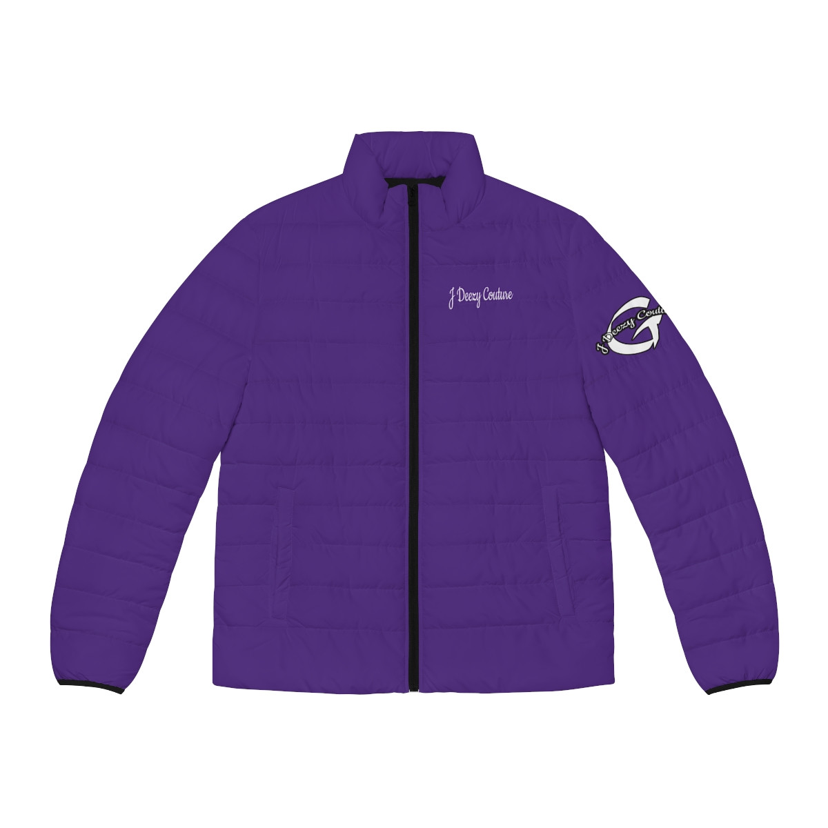 Splash Puffer Jacket (Purple)
