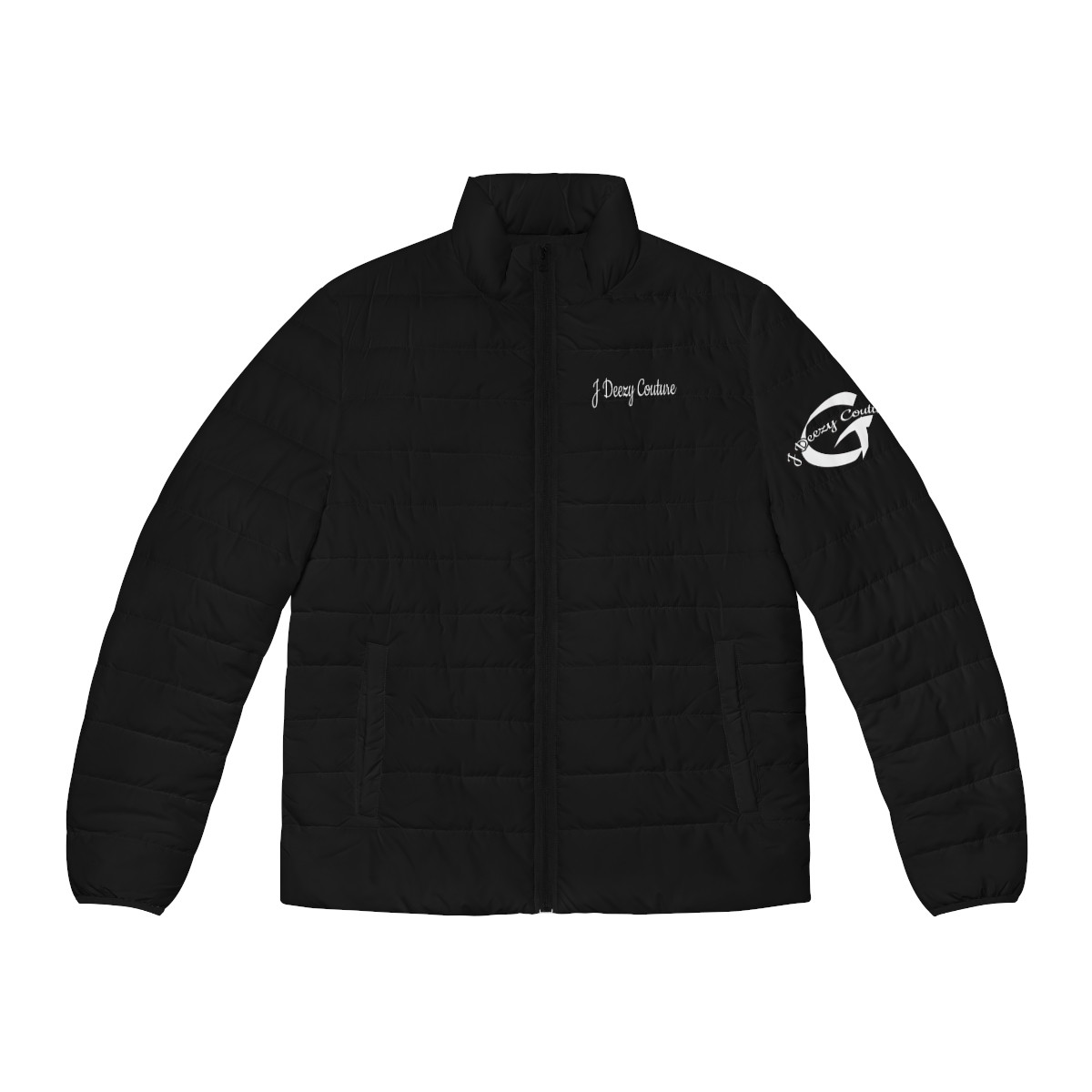 Splash Puffer Jacket (Black)