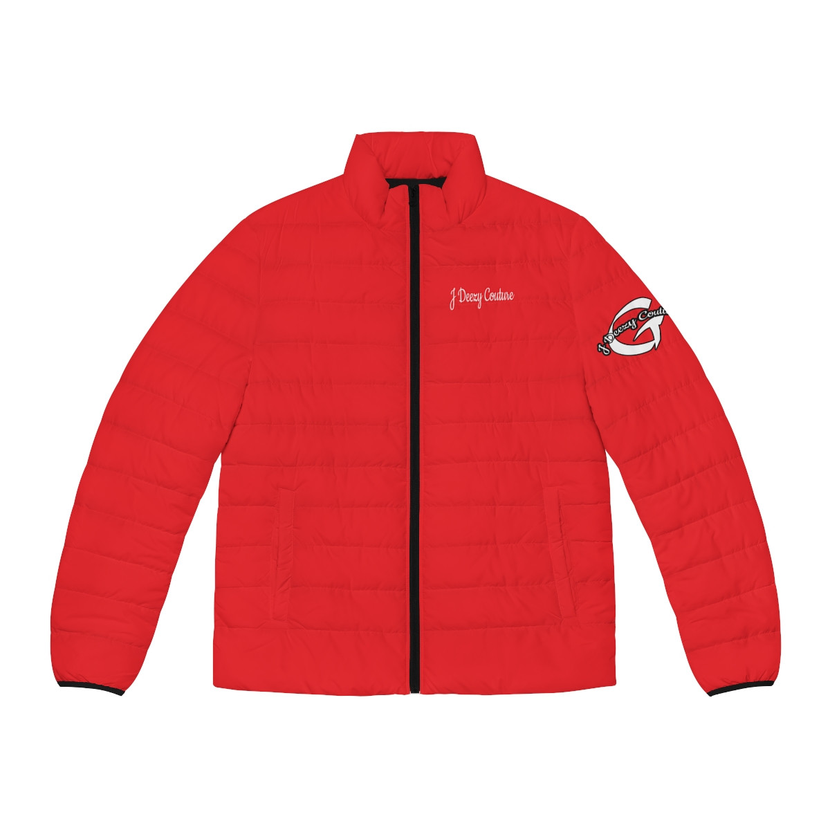 Splash Puffer Jacket (Red)