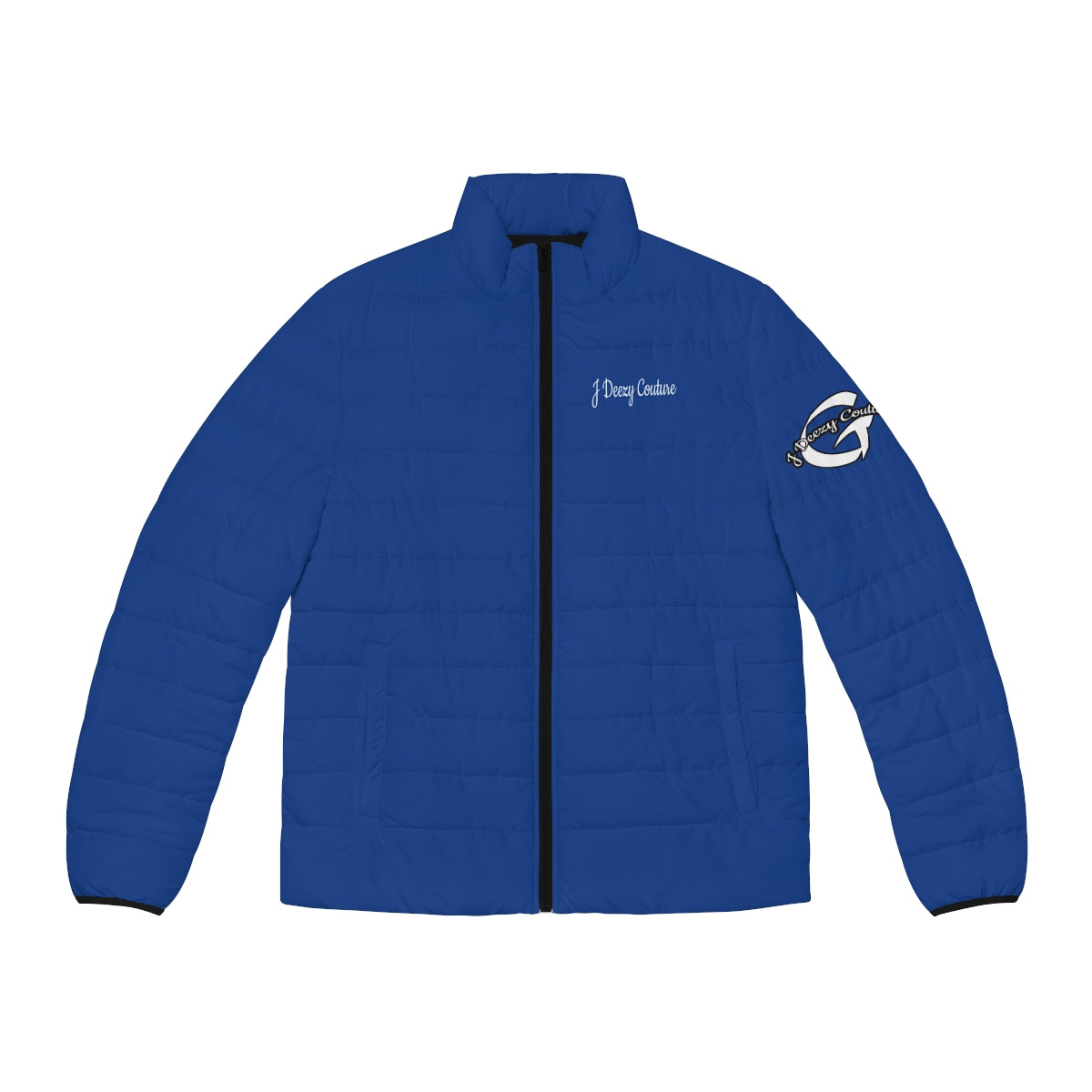 Splash Puffer Jacket (Blue)
