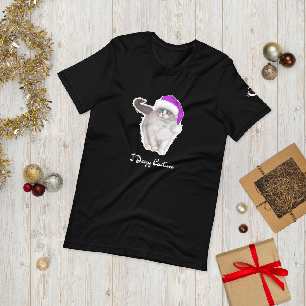 Unisex Santa Cat Tee