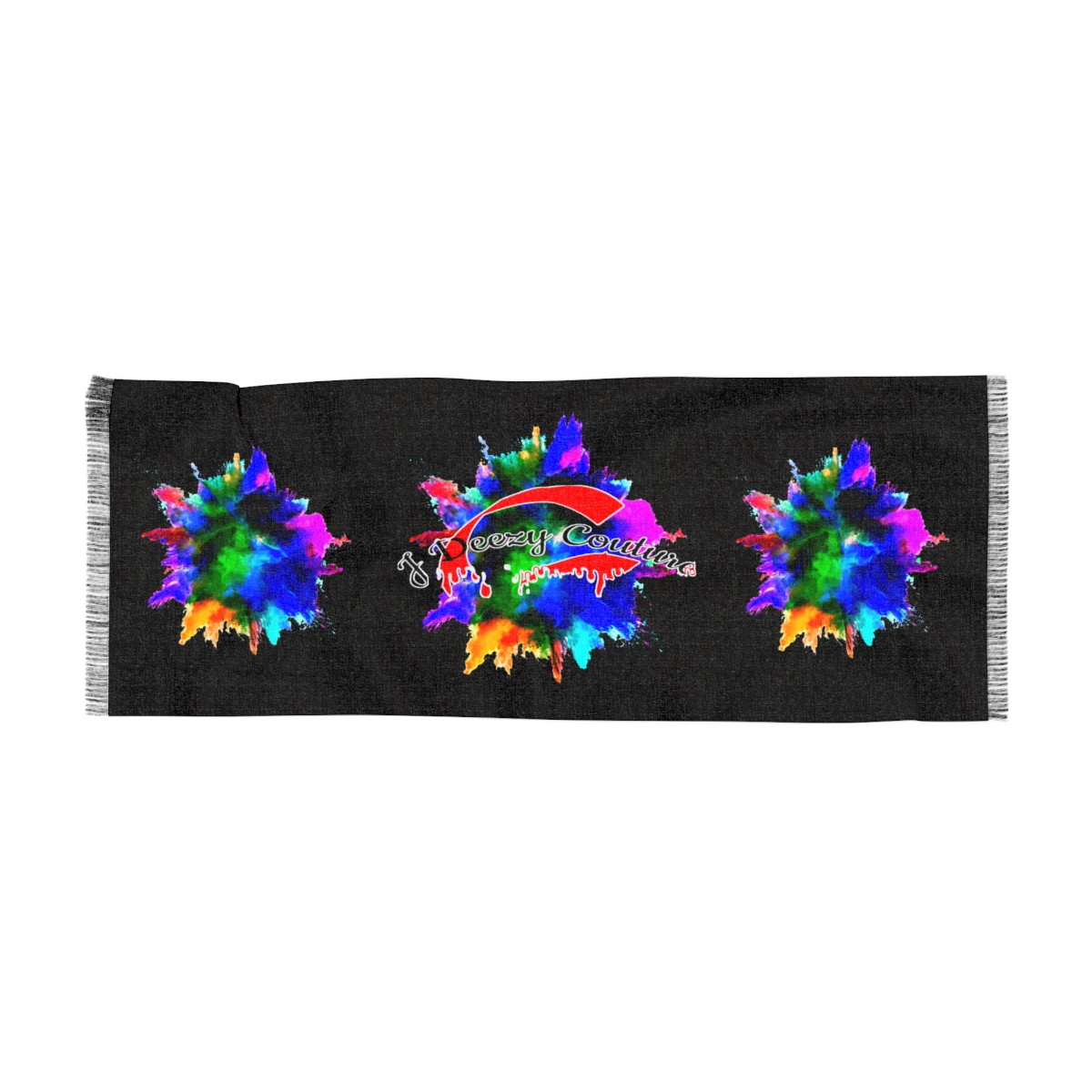 Splash Light Scarf (Black)