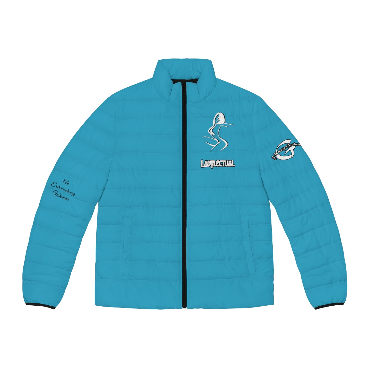 Ladylectual Puffer Jacket Turquoise