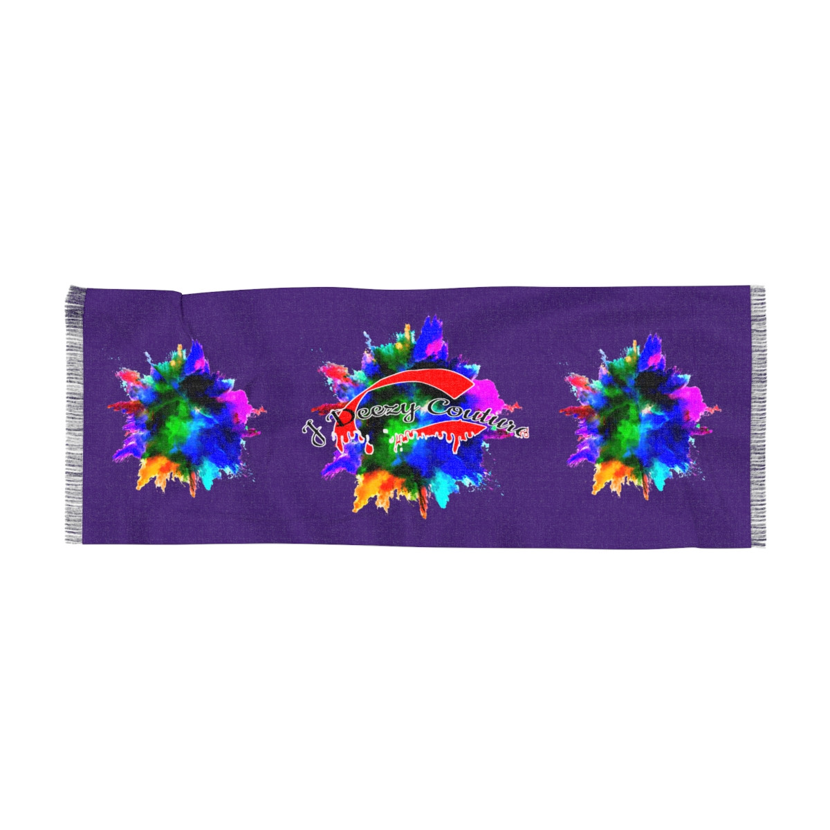 Splash Light Scarf (Purple)