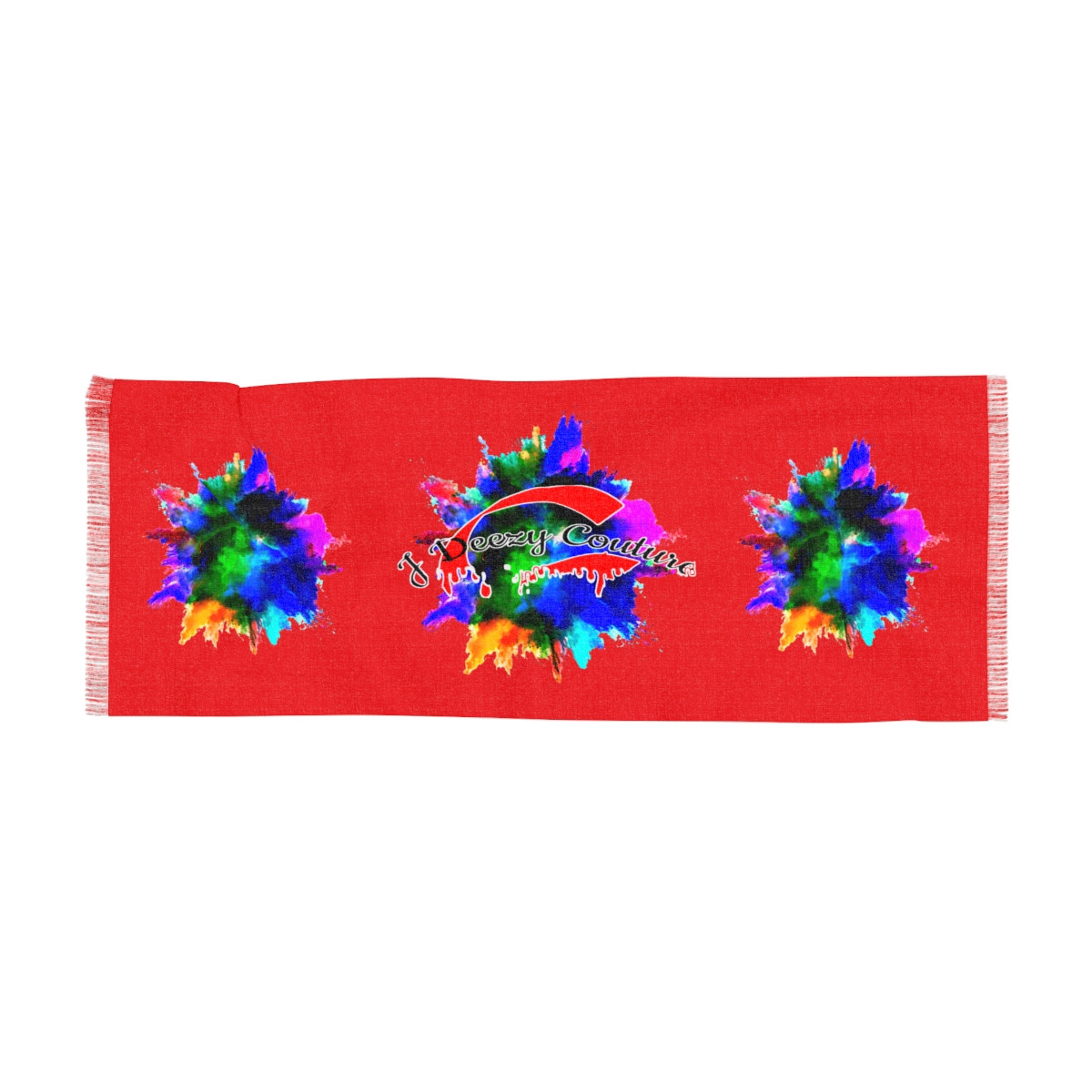 Splash Light Scarf (Red)