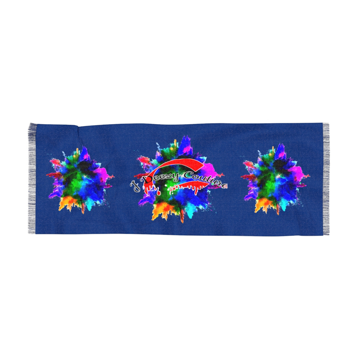 Splash Light Scarf (Blue)