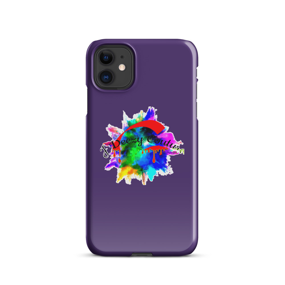 J Deezy Couture Snap Case For iPhone® Poppin' Purple (11 - 16)