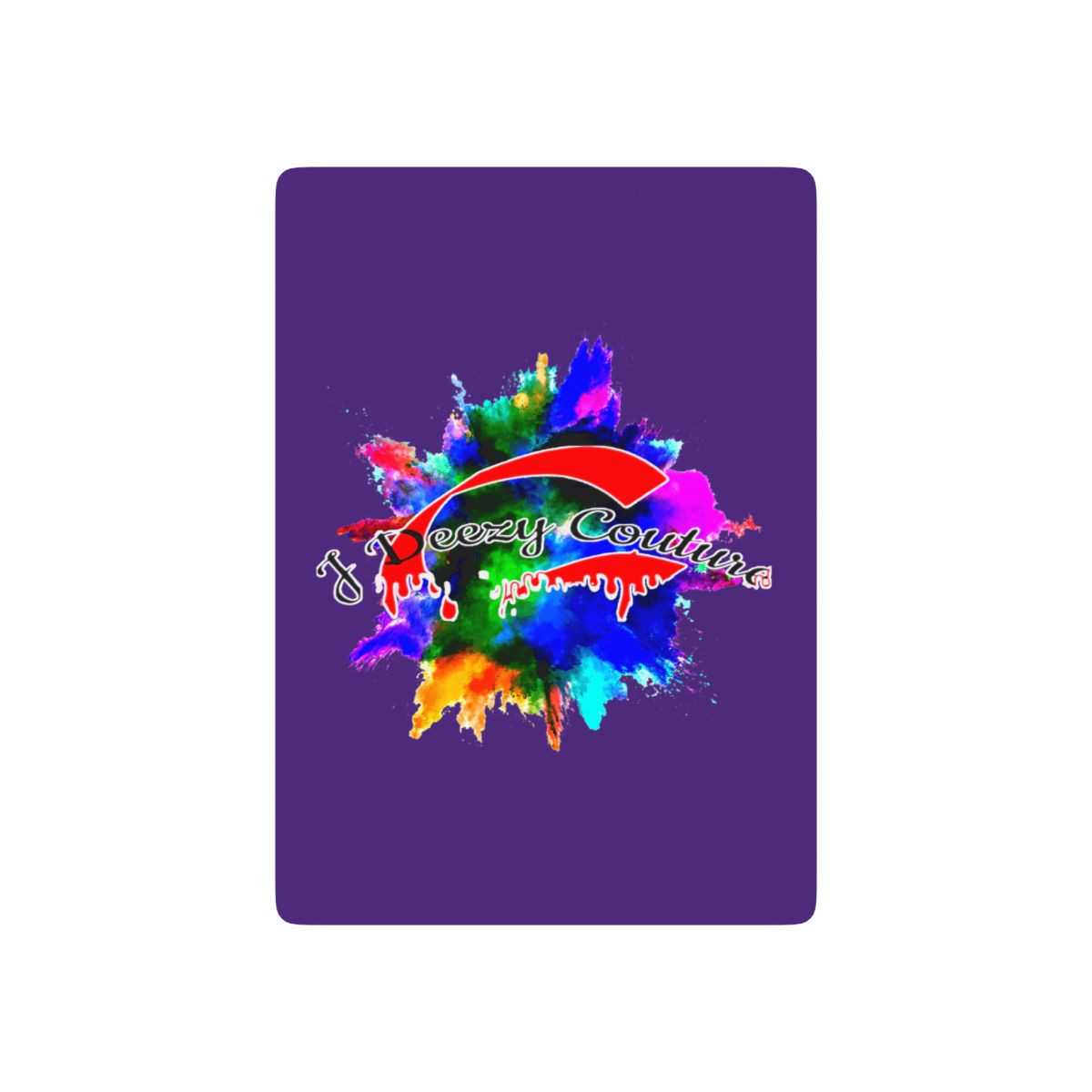 J Deezy Couture Poker Playing Cards Set (Purple)