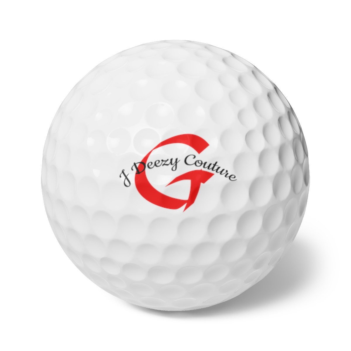 J Deezy Couture Logo Custom Golf Balls - 6 Pack 
