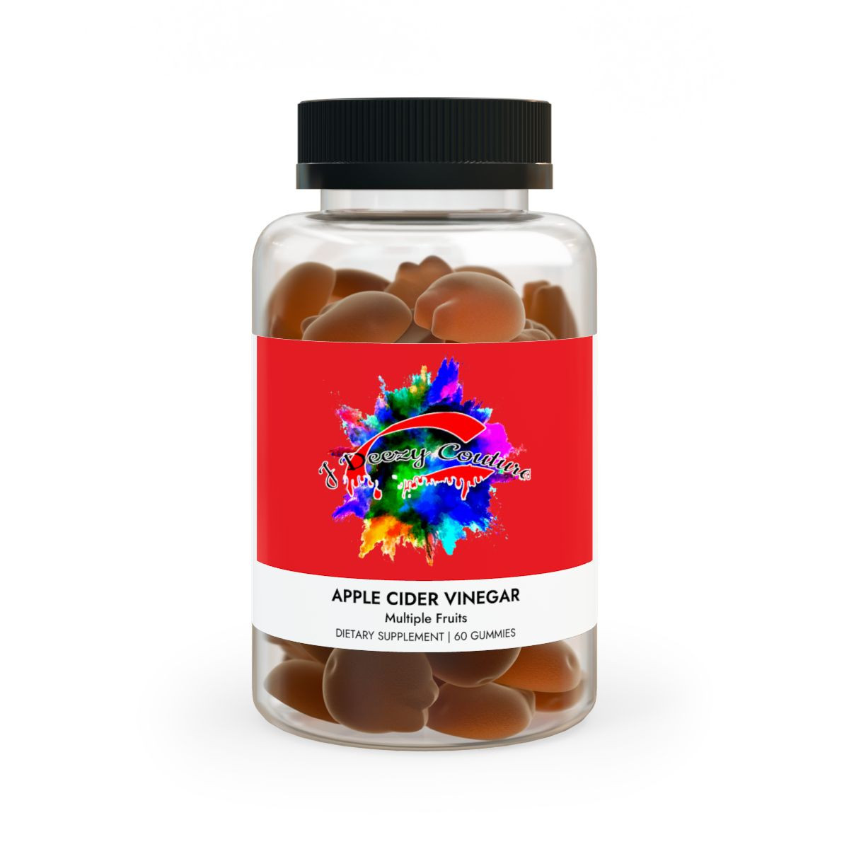 J Deezy Couture Apple Cider Vinegar Gummies (60 Gummies)