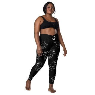 Jack-O-Lantern Crossover Leggings w/ Pocketsets