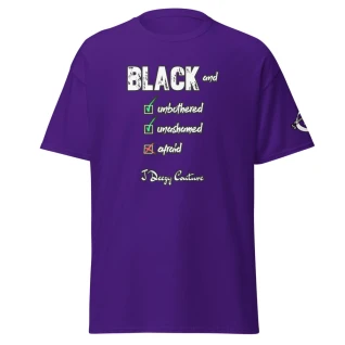 Unisex Black And Unbothered Tee