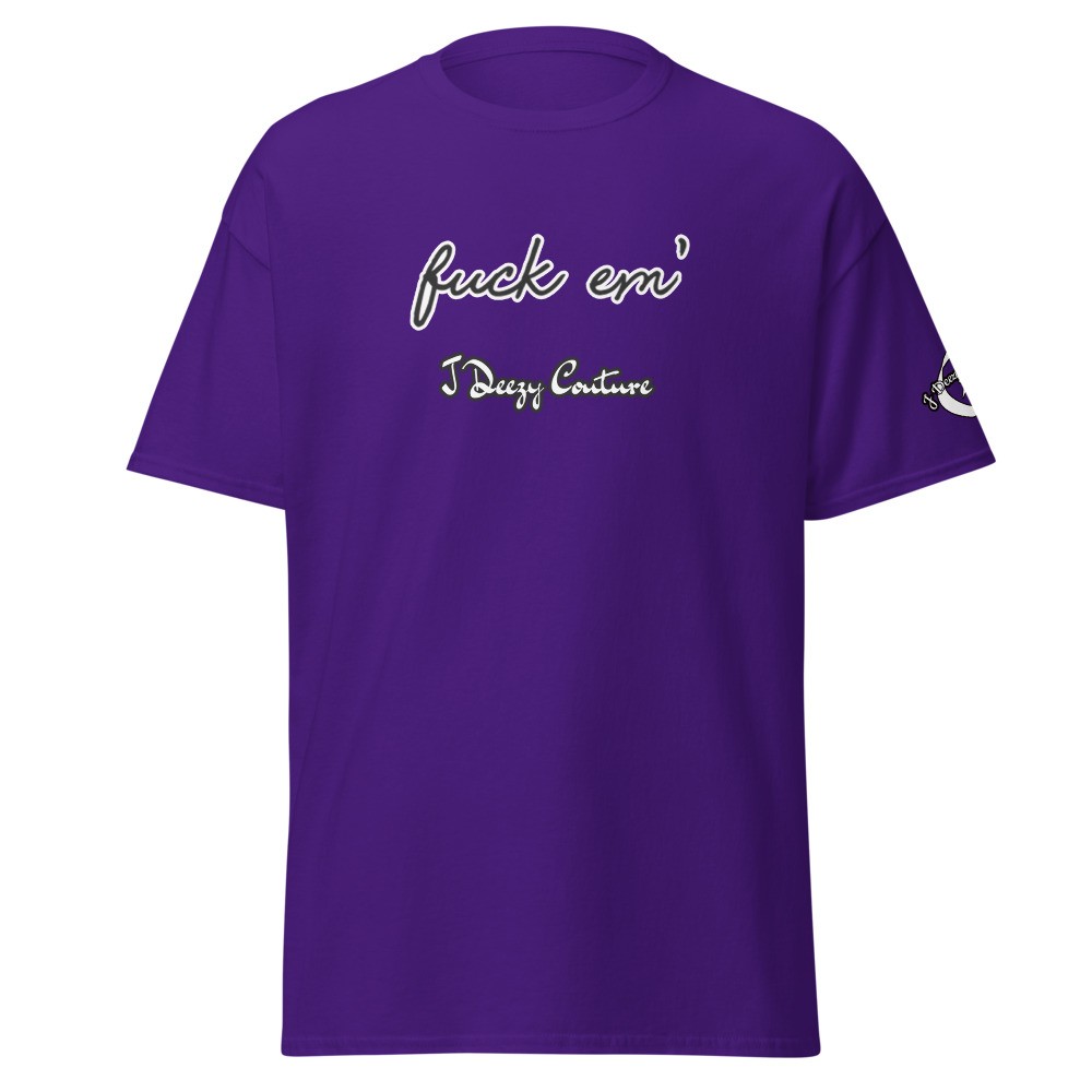 Unisex Fuck Em Script Tee