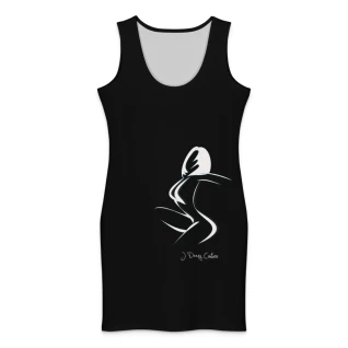 Ladylectual Bodycon Dress Black