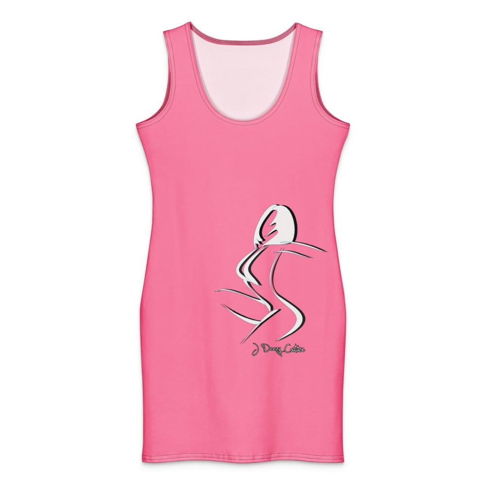 Ladylectual Bodycon Dress Pink