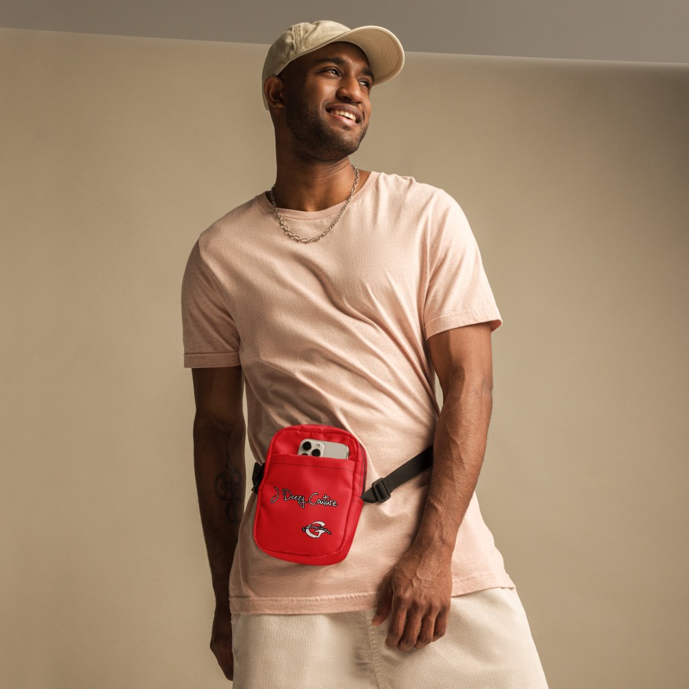 Utility Crossbody Bag Red