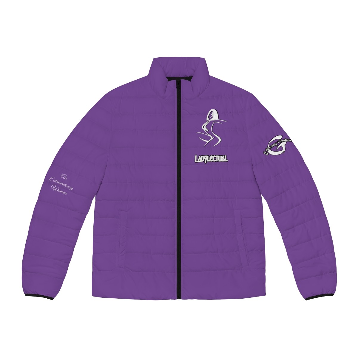 Ladylectual Puffer Jacket Purple Exclusive