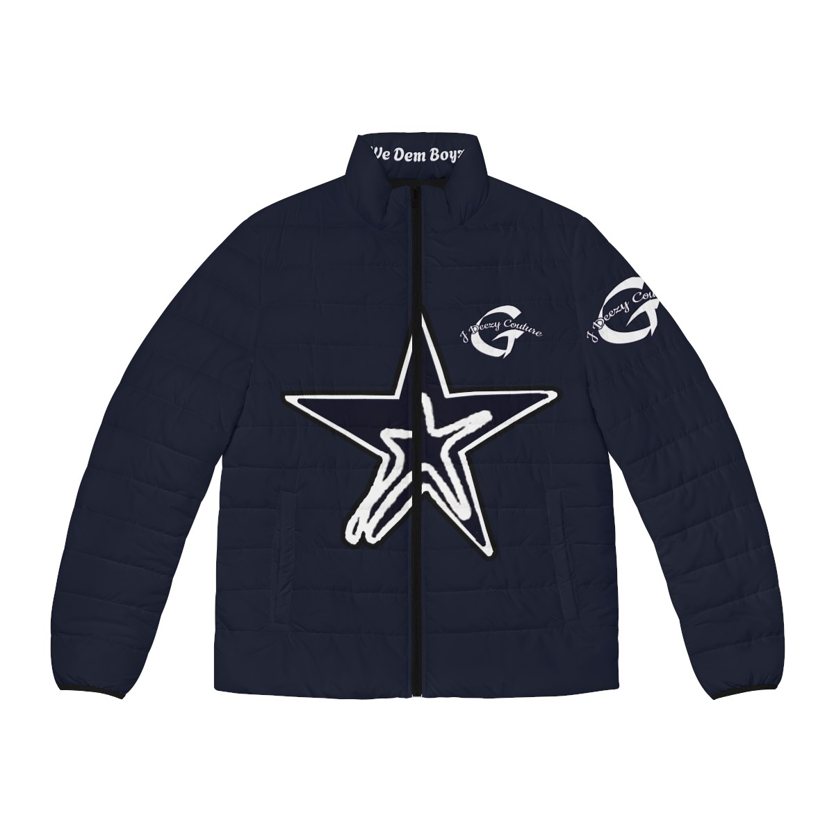 Unisex We Dem Boyz Puffer Jacket Navy