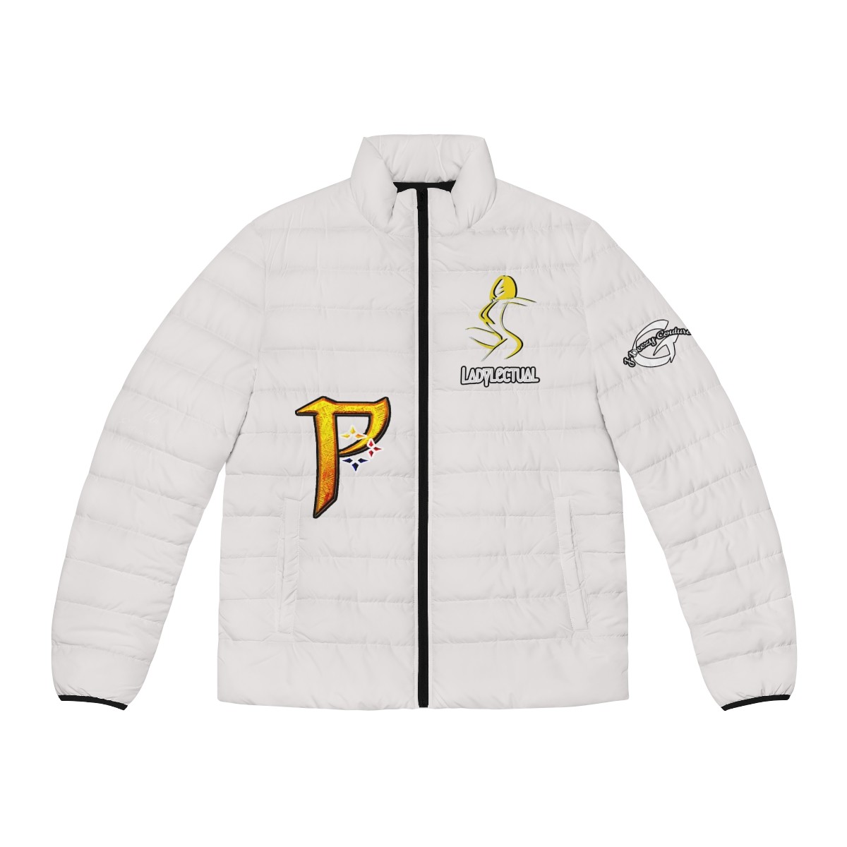 Ladylectual Puffer Jacket Steel-Her Girl P Exclusive White