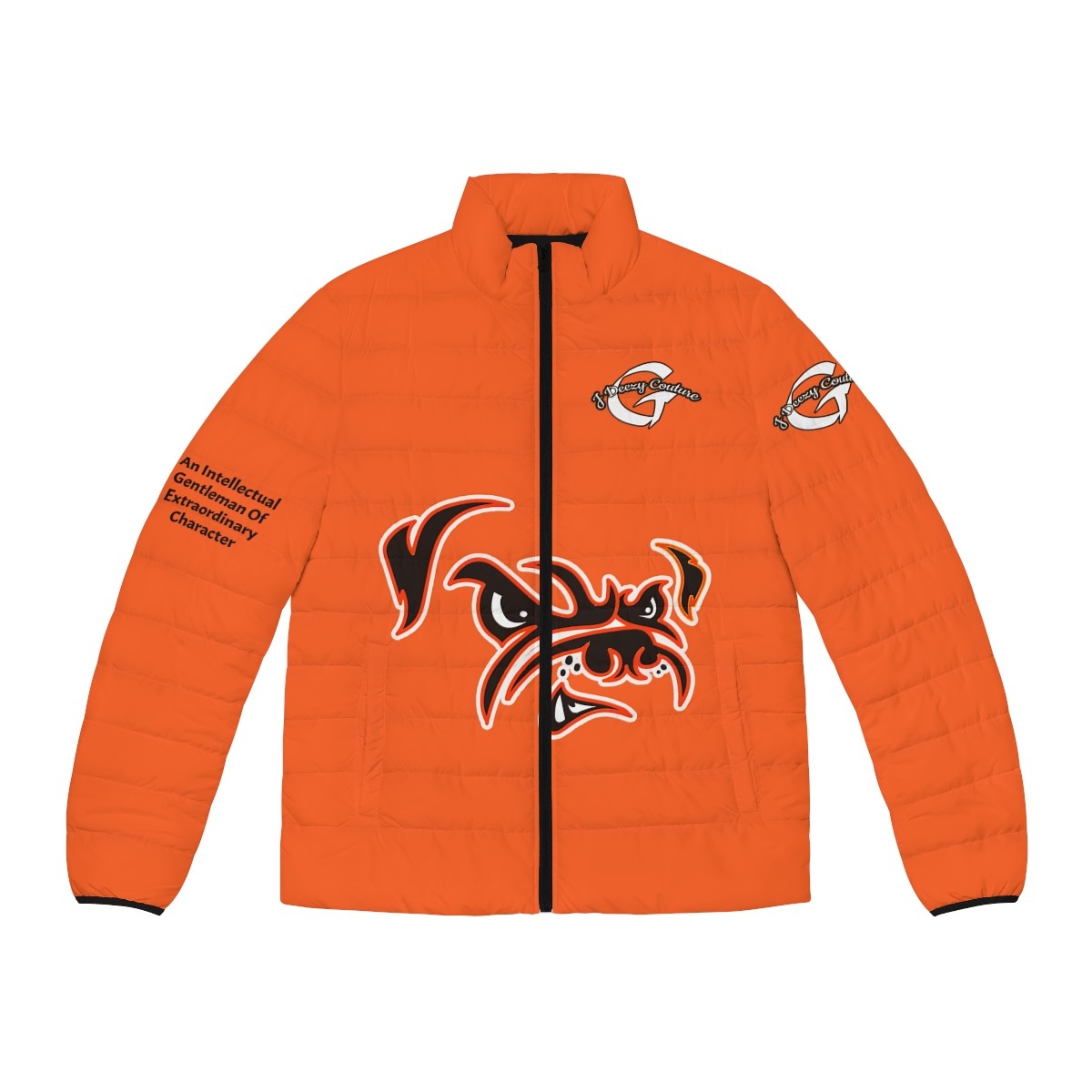 Gentlelectual Puffer Dawg Jacket Orange