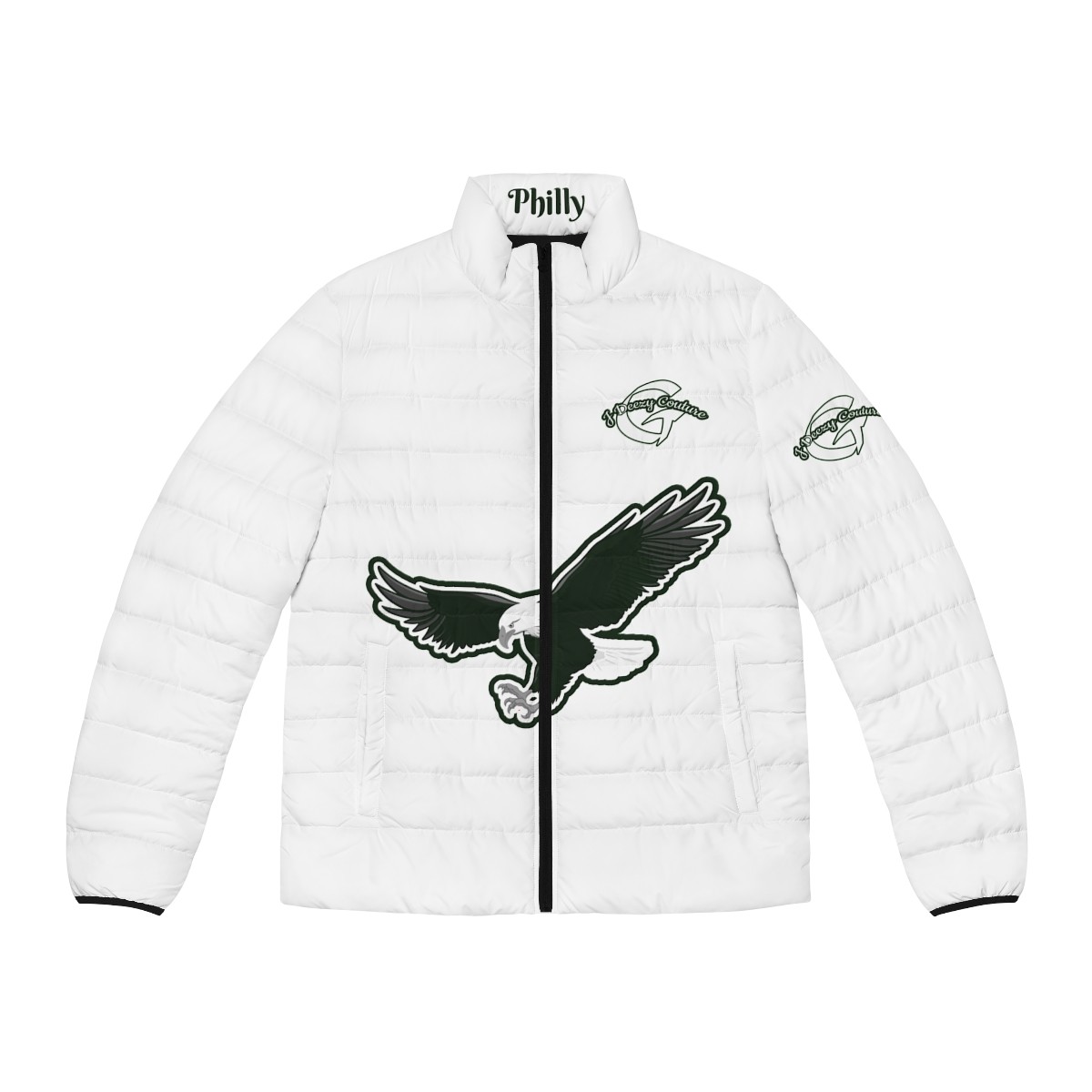 Unisex Philly Puffer Jacket White