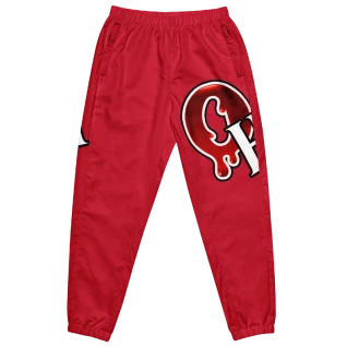 Unisex O-H-I-O Track Pants Red