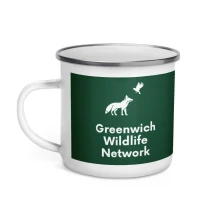 Metal and Enamel GWN Mug