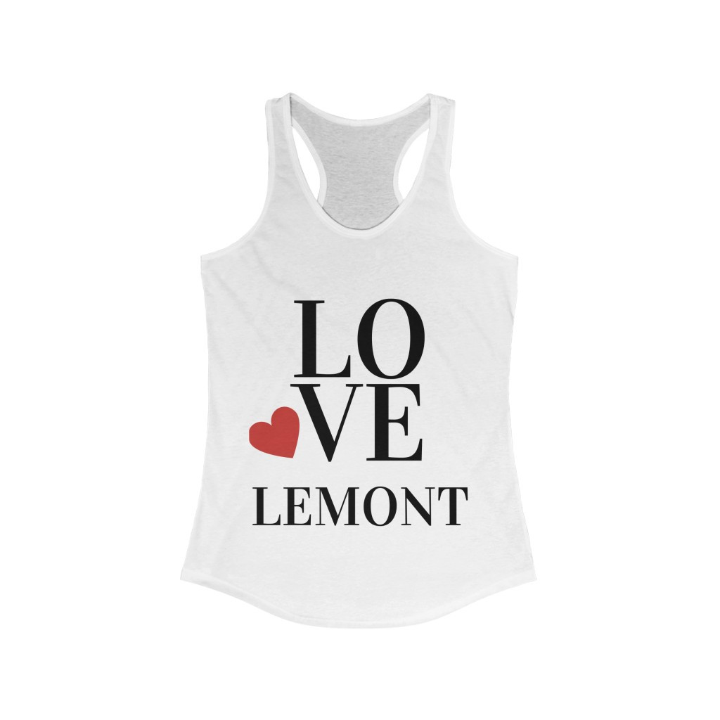 Love Lemont Women's Ideal Racerback Tank PFY2004